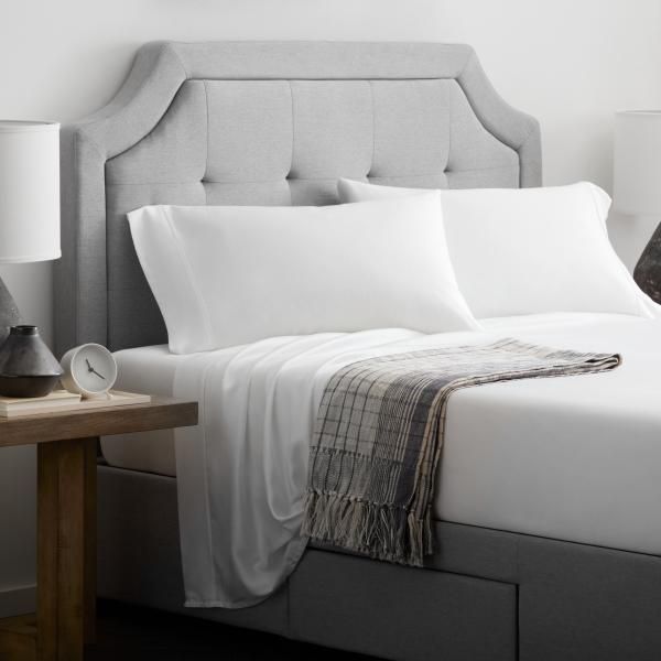Malouf Juego de Sabanas Tencel White