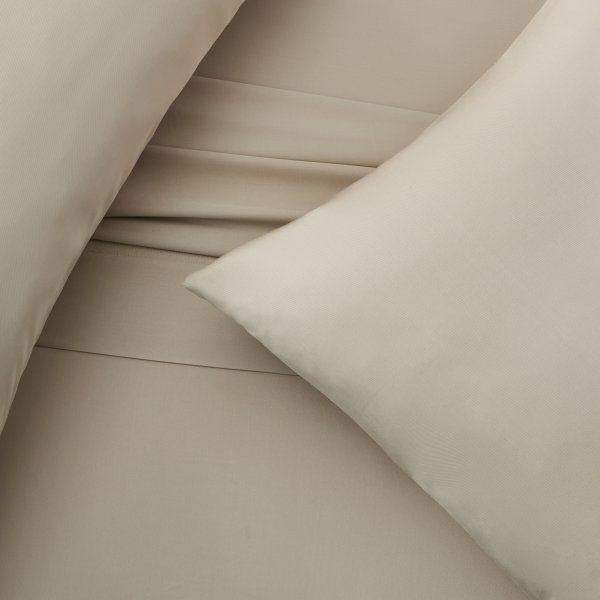Malouf Juego de Fundas para Almohada Rayon de Bambu Driftwood